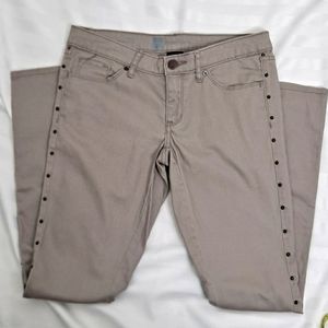 Mossimo Low Rise Tan Skinny Jeans Size 4